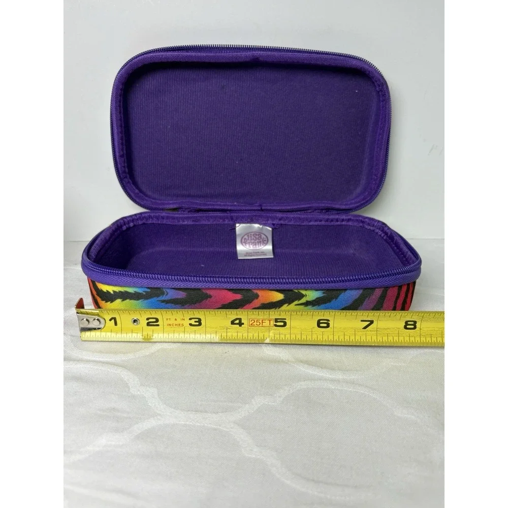 Lisa Frank Forrest Tigers Molded Pencil Pouch Makeup Travel Case Box Holder 8